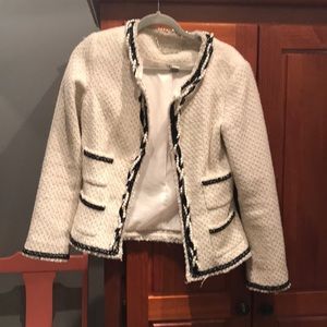 White House/Black Market Tweed Jacket